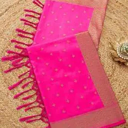 soch Women Woven Design Dupatta with Tassels-picture-48