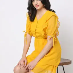 rio Layered A-Line Dress with Tie-Ups-picture-29