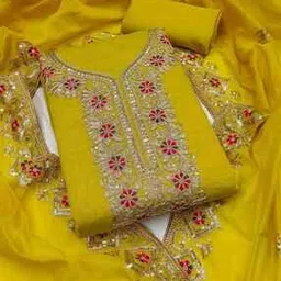 griva designer Women Unstitched Dress Material-picture-42