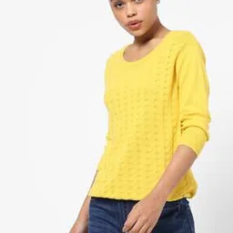 fig Textured Round-Neck Pullover-picture-46