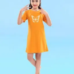 funkrafts Butterfly Print Round-Neck Nightshirt-picture-21
