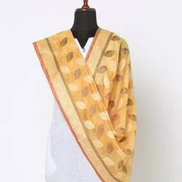 avaasa mix n' match Leaf Woven Chanderi Dupatta-picture-15