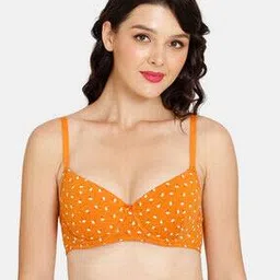 rosaline Floral Print T-Shirt Bra-picture-29