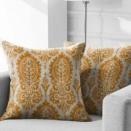 casableu Set of 2 Printed Square Cushion Covers 18" x 18"-picture-42