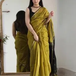 amrutkala sarees Women Cotton Silk Saree  -picture-24