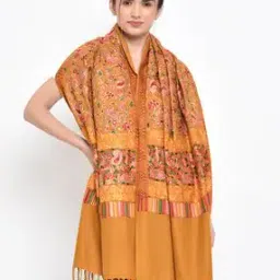 indie picks Embroidered Acro Wool Kashmiri Shawl-picture-14