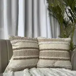 export house Set of 2 Square Cushion Covers 16" x 16"-picture-45