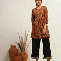 biba Women Paisley Print A-Line Tunic-picture-13