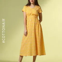 acai Women Printed A-Line Dress image 1