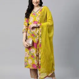 gosriki Women Floral Straight Kurta Set-picture-19