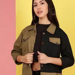 voxati Women Colourblock Jacket-picture-10