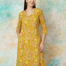 melange by lifestyle Women Abstract Kurta-picture-45