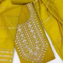 svaraa Women Embroidered Unstitched Dress Material-picture-21