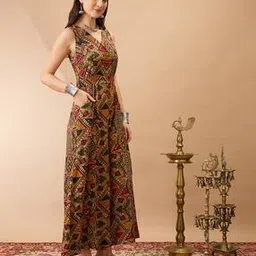 globus  Women Wrap V-Neck Tribal Jumpsuit-picture-15