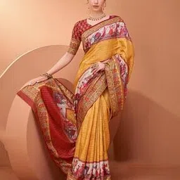 ri-wah Women Design Tassels and Latkans Ethnic Motif Traditional Saree-picture-38