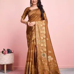 rich & roman Women Banarasi Saree  image 1