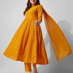 berrylicious Women Embroidery Anarkali Kurta Set-picture-25