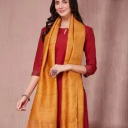 fabindia Women Stole with Rolled Hem-picture-14