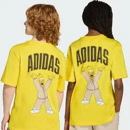 adidas kids Disney The Simpsons Print Loose Fit Crew-Neck T-Shirt-picture-15