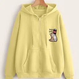Women Regular Fit Hoodie with Kangaroo Pocket-image-78