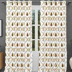 jaipur fabric Floral Print Window Curtain with Eyelets Header-picture-20