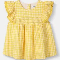 nauti nati Girls Checked Regular Fit Top-picture-38