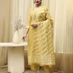 biba Women Embroidered Unstitched Dress Material-picture-20