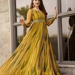 janisut Women Printed Gown Dress-picture-23