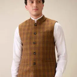 colorplus Men Checked Harrington Jacket image 1