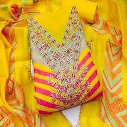 svaraa Women Stripes Unstitched Dress Material-picture-21