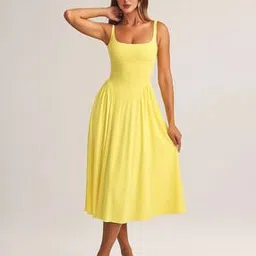 wanquila Women Fit and Flare A-line Dress-picture-42