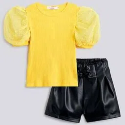 hopscotch Girls Ribbed Top with Shorts-picture-28