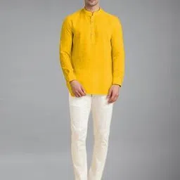 neonomad Men Slim Fit Short Kurta-picture-10