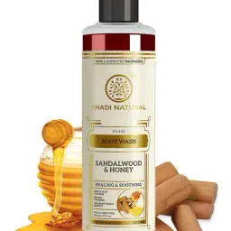 khadi natural Ayurvedic Sandalwood and Honey Body Wash  image 1