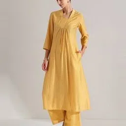 Women A-Line Kurta with Pant Set-image-71