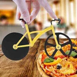 kookee Cycle Shaped Stainless Steel Pizza Cutter-picture-51