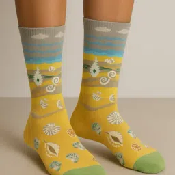 sazara Women Cotton Lace Socks image 1