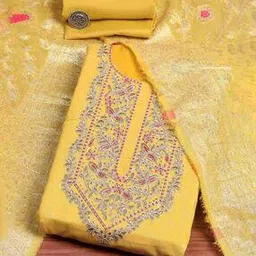 Women Embroidered 3-Piece Unstitched Dress Material-image-73