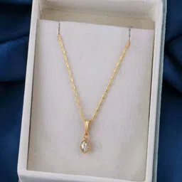 JEWEL WORLD Set Of 3 Gold-Plated CZ-Studded Mangalsutra With Chain & Ring image 4