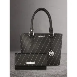 FLYING BERRY Womens Black Hand Bag Combo Pack of 2-image-20