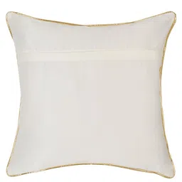 HOSTA HOMES White & Blue 2 Pieces Colourblocked Square Cushion Covers image 3