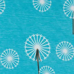 HOSTA HOMES Blue & White 210 TC Flat Cotton Single Bedsheet & 1 Pillow Cover image 5