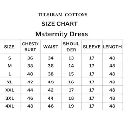 tulsiram cottons Women's Pure 100% Cotton Maternity Gown/Maternity Wear/Feeding Gown A-line Maternity Feeding Dress/Maternity Dress for Women/Maternity Feeding Kurtis for Women image 5