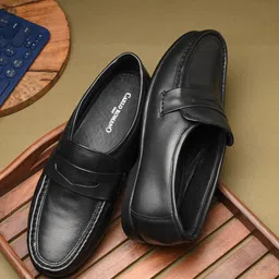 CARLO ROMANO Men  Leather Formal Loafers-picture-41