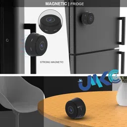 sifa tech CAMCARE Mini Wi-Fi FULL HD720P-1080P Wireless Magnet Camera Motion Camera Audio and Video Live Feed with Wireless Recorded Magnet Cam with Night Vision and Motion Detection Maximum 64 GB SD Support image 5