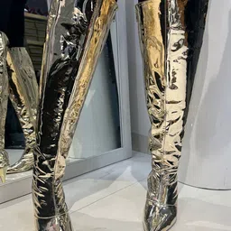 ZORI WORLD Women EMJAY Pointed Toe High-Top Knee Stiletto Heel Regular Boots image 4