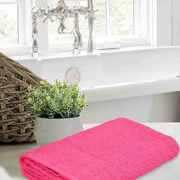 LERELIABLE Pink 1 Cotton 400 GSM Bath Towel-picture-25
