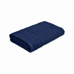 LERELIABLE Blue 1 Cotton 400 GSM Bath Towel image 2