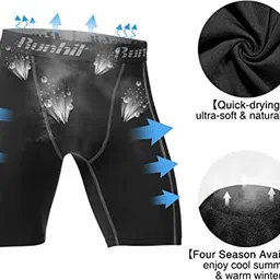 aqua holic Printed Swimming | Capri | Shorts | Trunks | Jammers | Swimwear for Men image 5