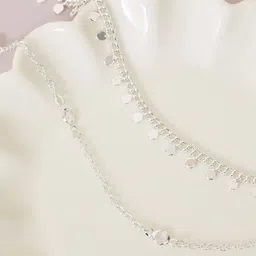 Accessorize London Women Set Of 2 Sparkle & Disc Anklets-image-72